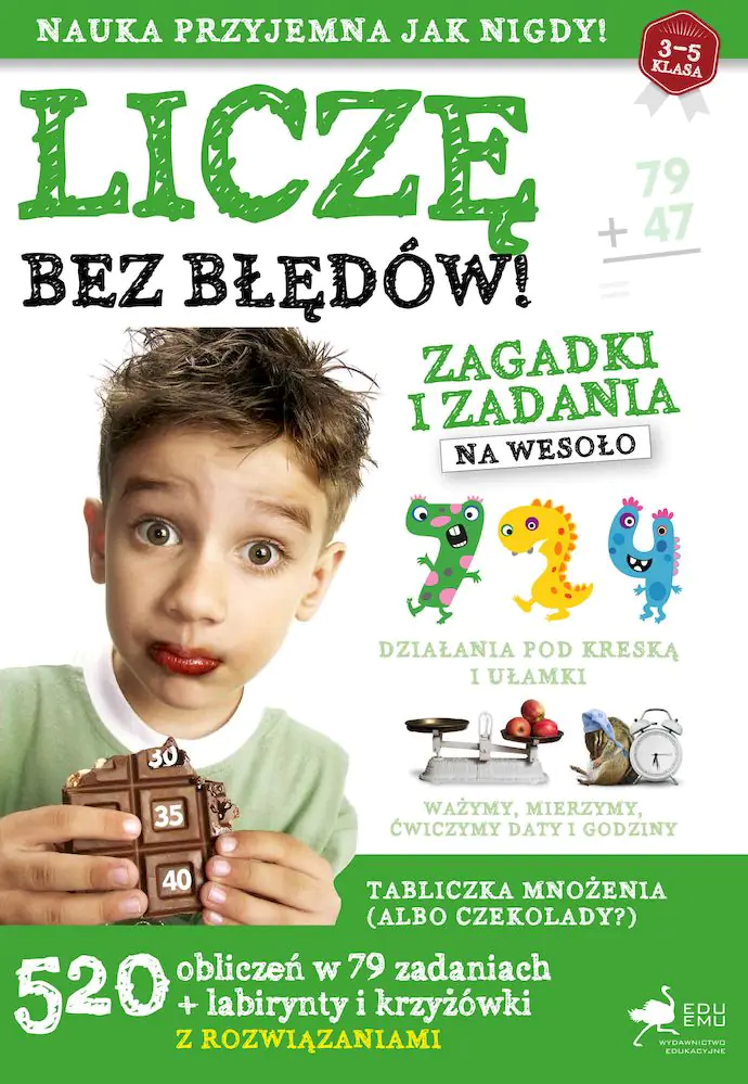 Książka - Liczę bez błędów. Zagadki i zadania na wesoło