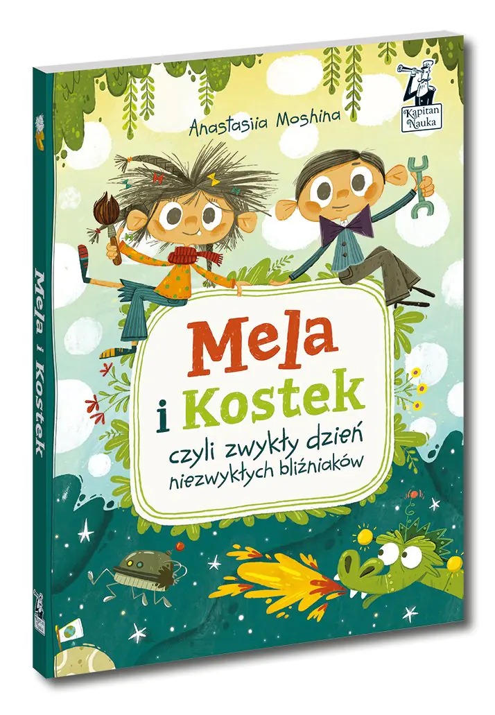 Książka - Mela i Kostek, czyli zwykły dzień niezwykłych bliźniaków
