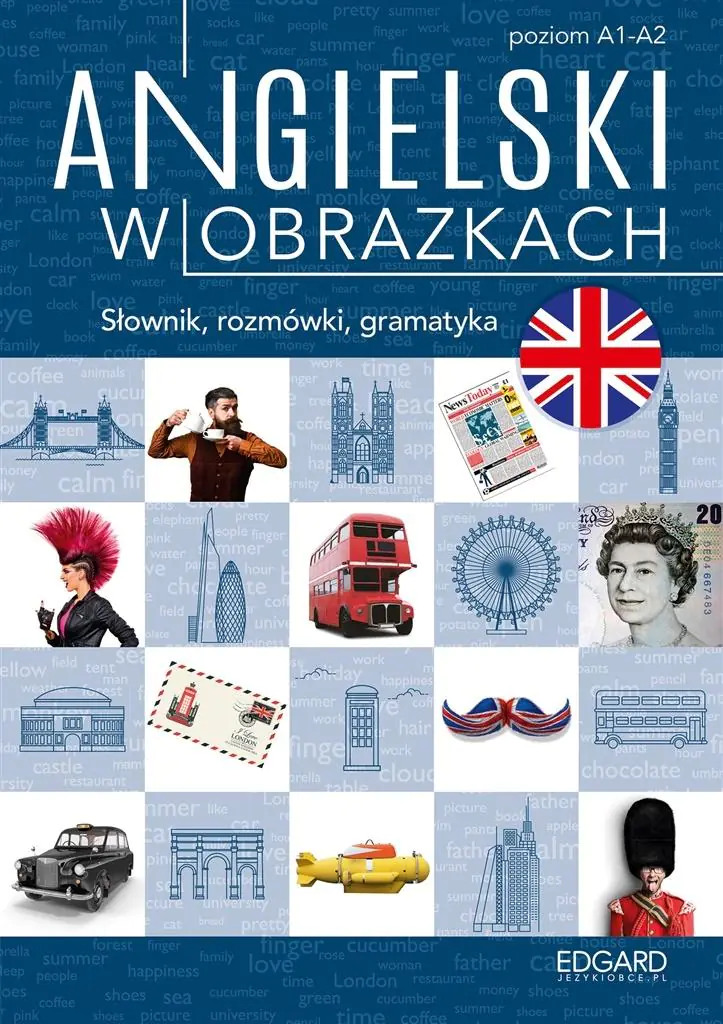 Książka - Angielski w obrazkach. Słownik, rozmówki, gramatyka