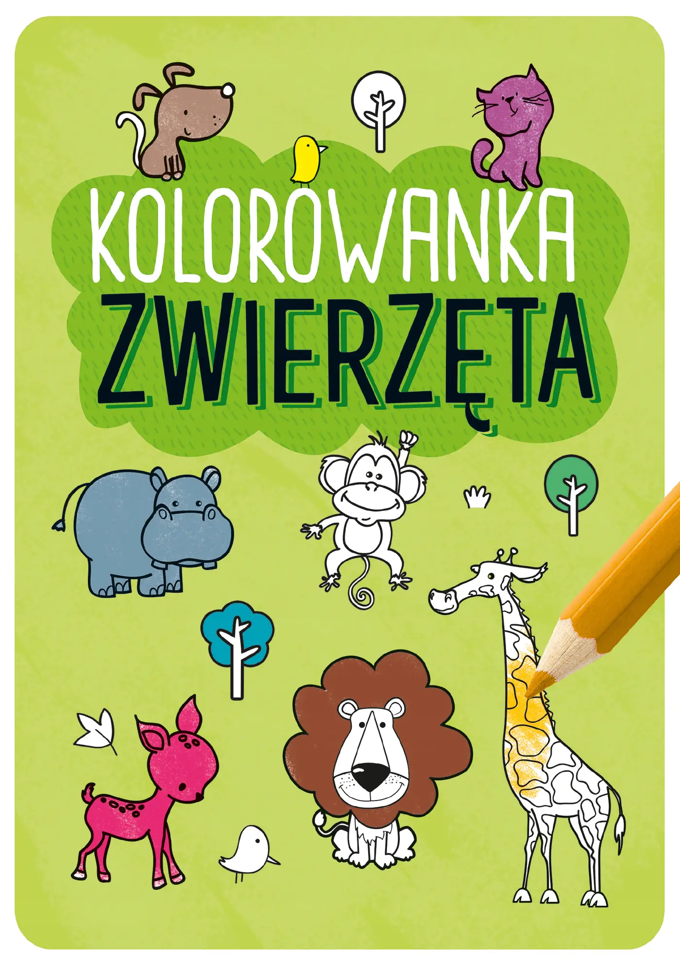 Książka - Kolorowanka. Zwierzęta