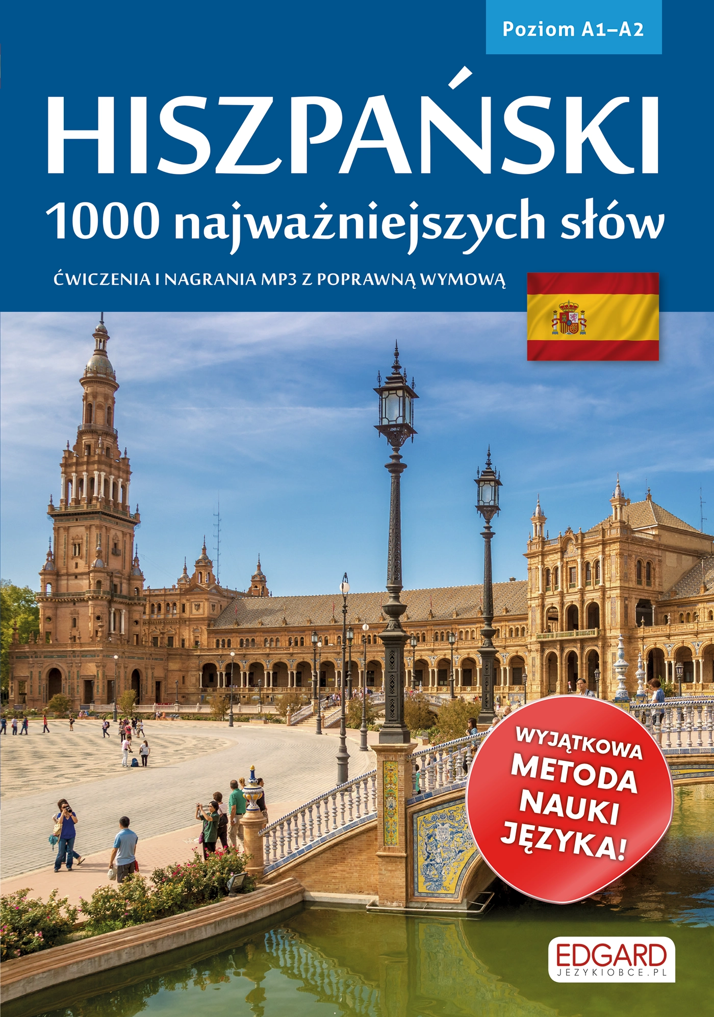 Książka - Hiszpański 1000 najwazniejszych słów