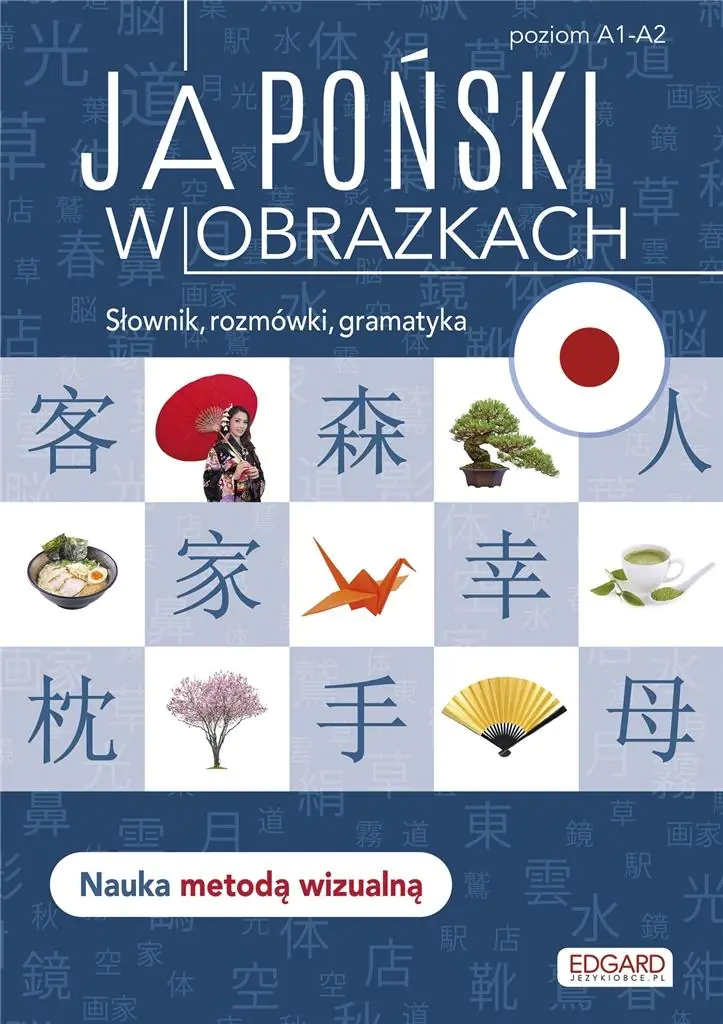 Książka - Japoński w obrazkach. Słówka, rozmówki, gramatyka