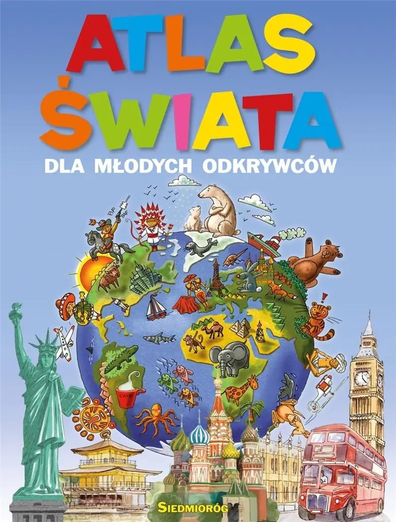 Książka - Atlas świata dla młodych odkrywców