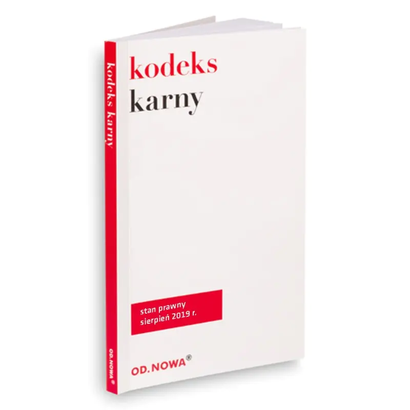 Książka - Kodeks karny. Stan prawny 17 września 2019r.