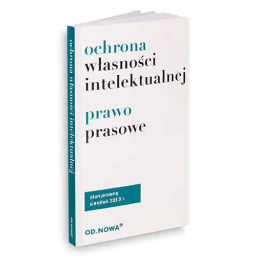 Książka - Ochrona własności intelektualnej i prawo prasowe 08. 2019