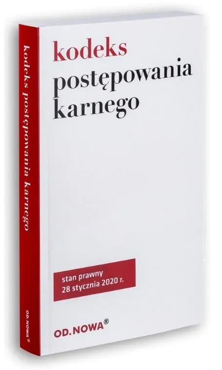 Książka - Kodeks postępowania karnego 28.01.2020