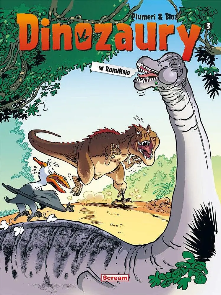 Książka - Dinozaury w komiksie. Tom 3