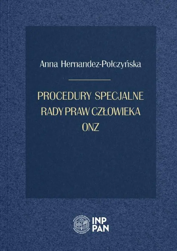 Książka - Procedury specjalne Rady Praw Człowieka ONZ