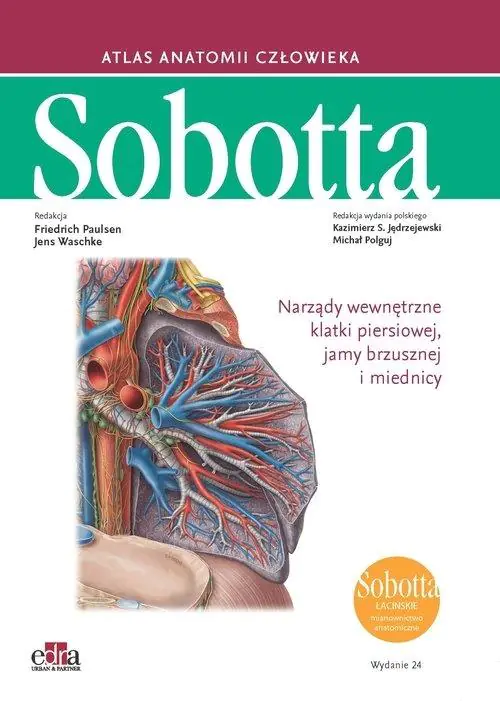 Książka - Atlas anatomii człowieka Sobotta Łacińskie mianownictwo. Tom 2