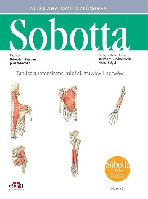 Książka - Tablice anatomiczne mięśni, stawów i nerwów. Łacińskie mianownictwo