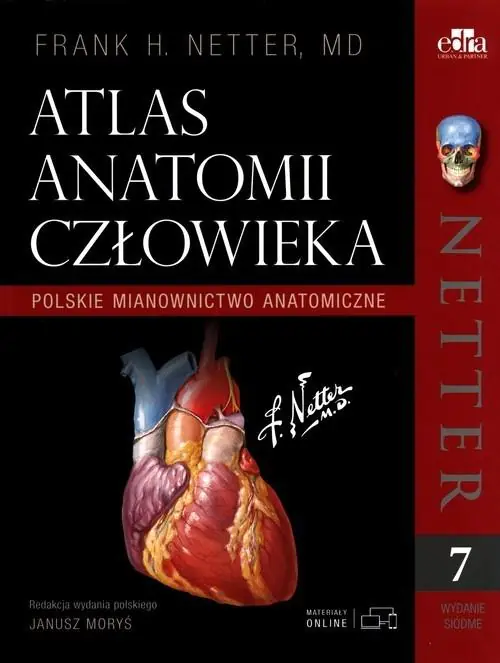 Książka - Netter Atlas anatomii człowieka. Polskie mianownictwo anatomiczne