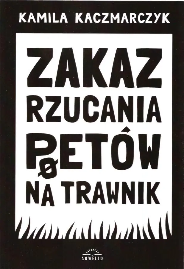 Książka - Zakaz rzucania poetów na trawnik