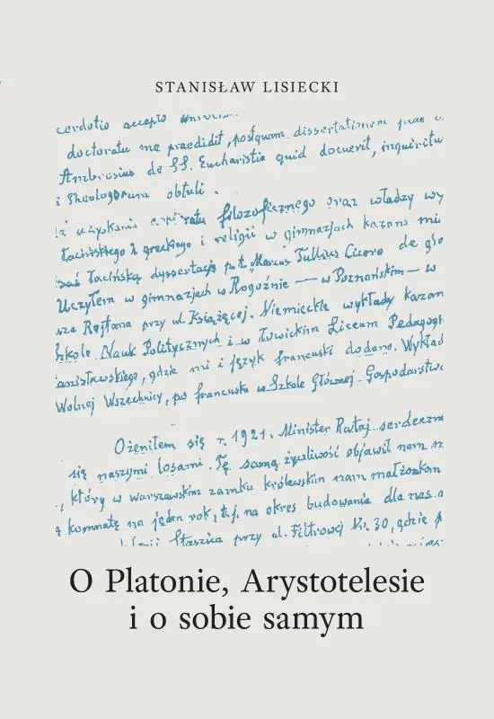 Książka - O Platonie, Arystotyelesie i o sobie samym