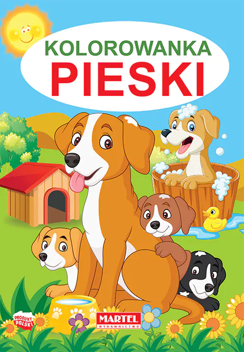 Książka - Kolorowanka. Pieski