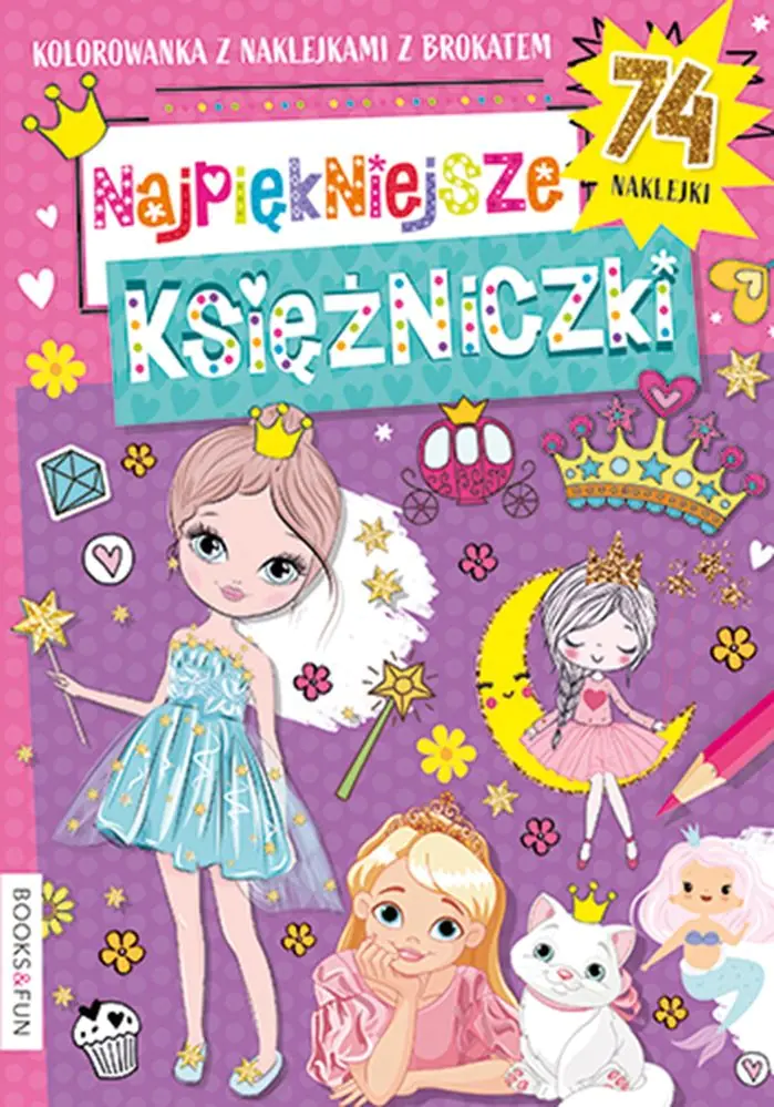 Książka - Kolorowanka. Najpiękniejsze Księżniczki