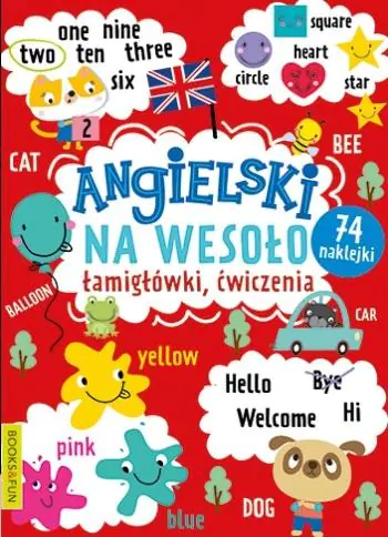 Książka - Angielski na wesoło. Łamigłówki, ćwiczenia