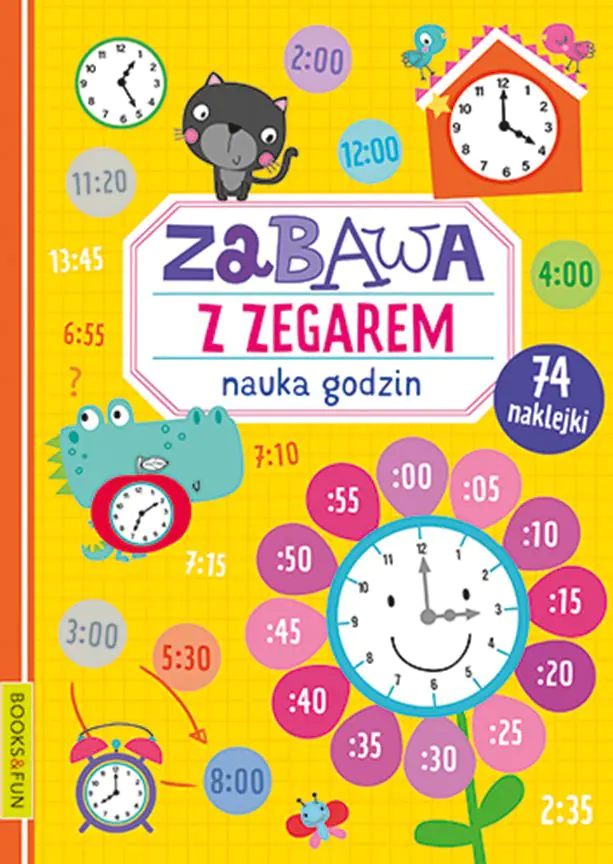 Książka - Zabawa z zegarem. Nauka godzin