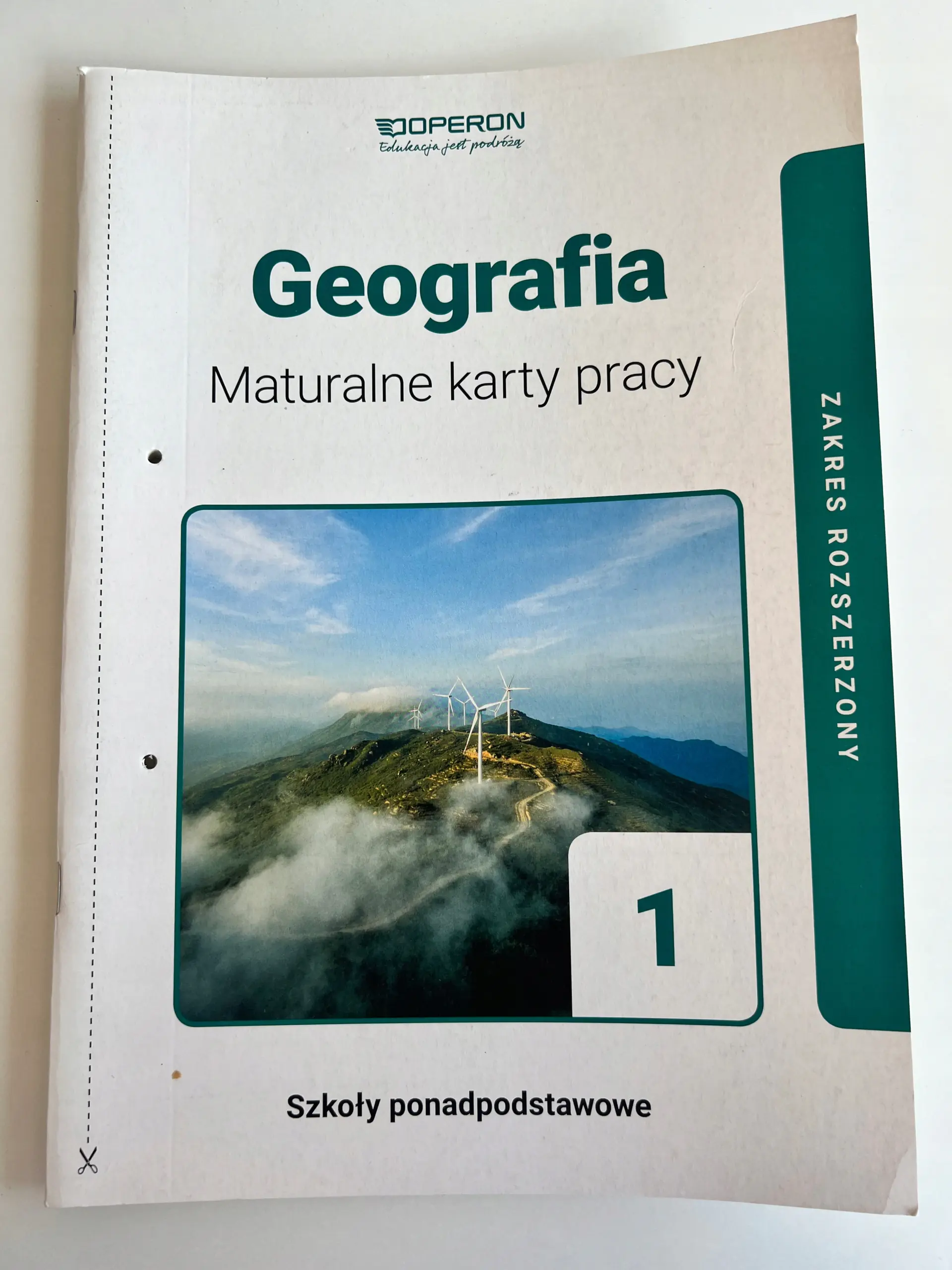 Książka - Geografia. Maturalne karty pracy. Zakres rozszerzony. Klasa 1. Liceum i technikum