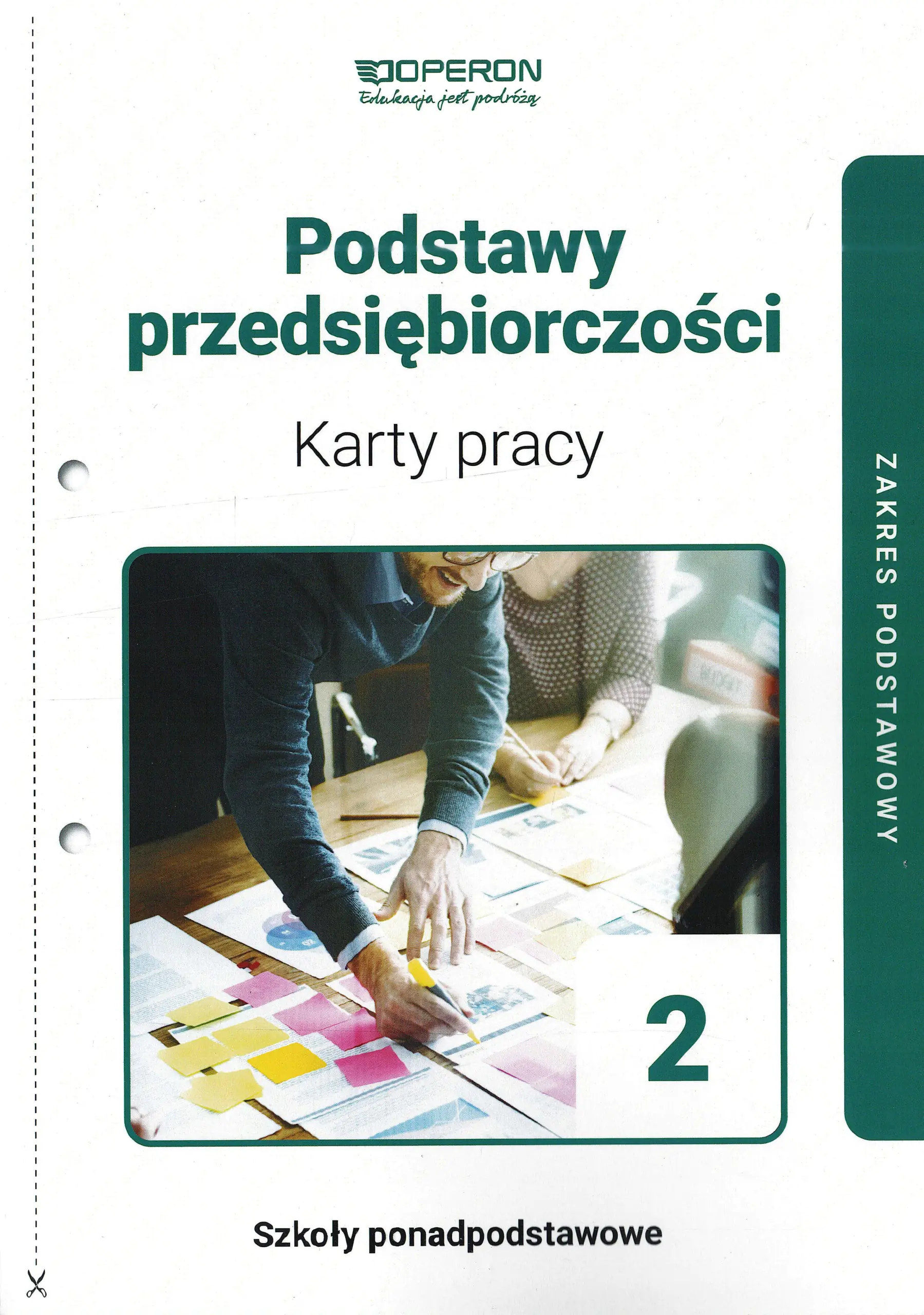 Książka - Podstawy przedsiębiorczości. Karty pracy. Klasa 2. Liceum i technikum. Zakres podstawowy
