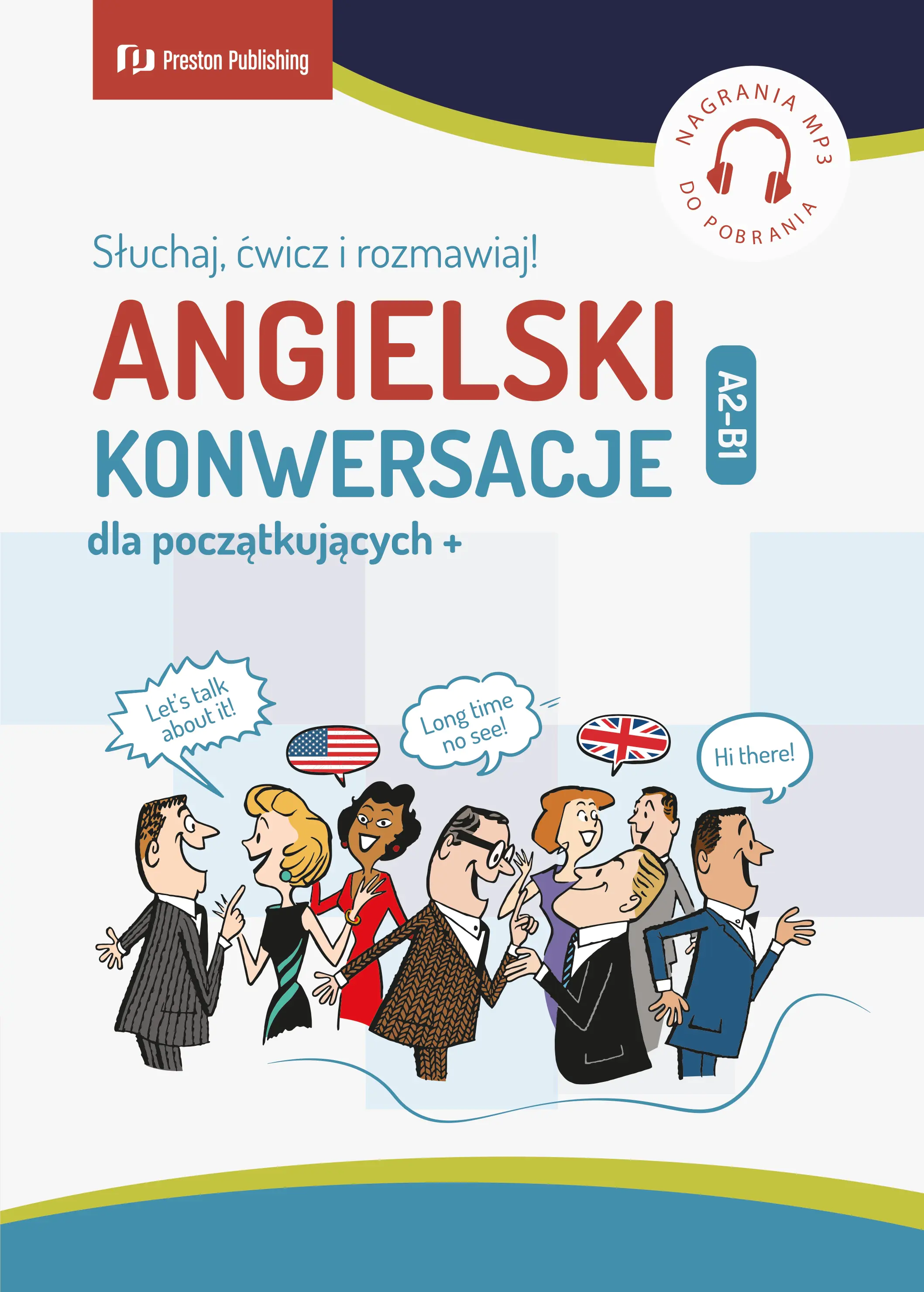 Książka - Angielski. Konwersacje dla początkujących + (A2-B1)