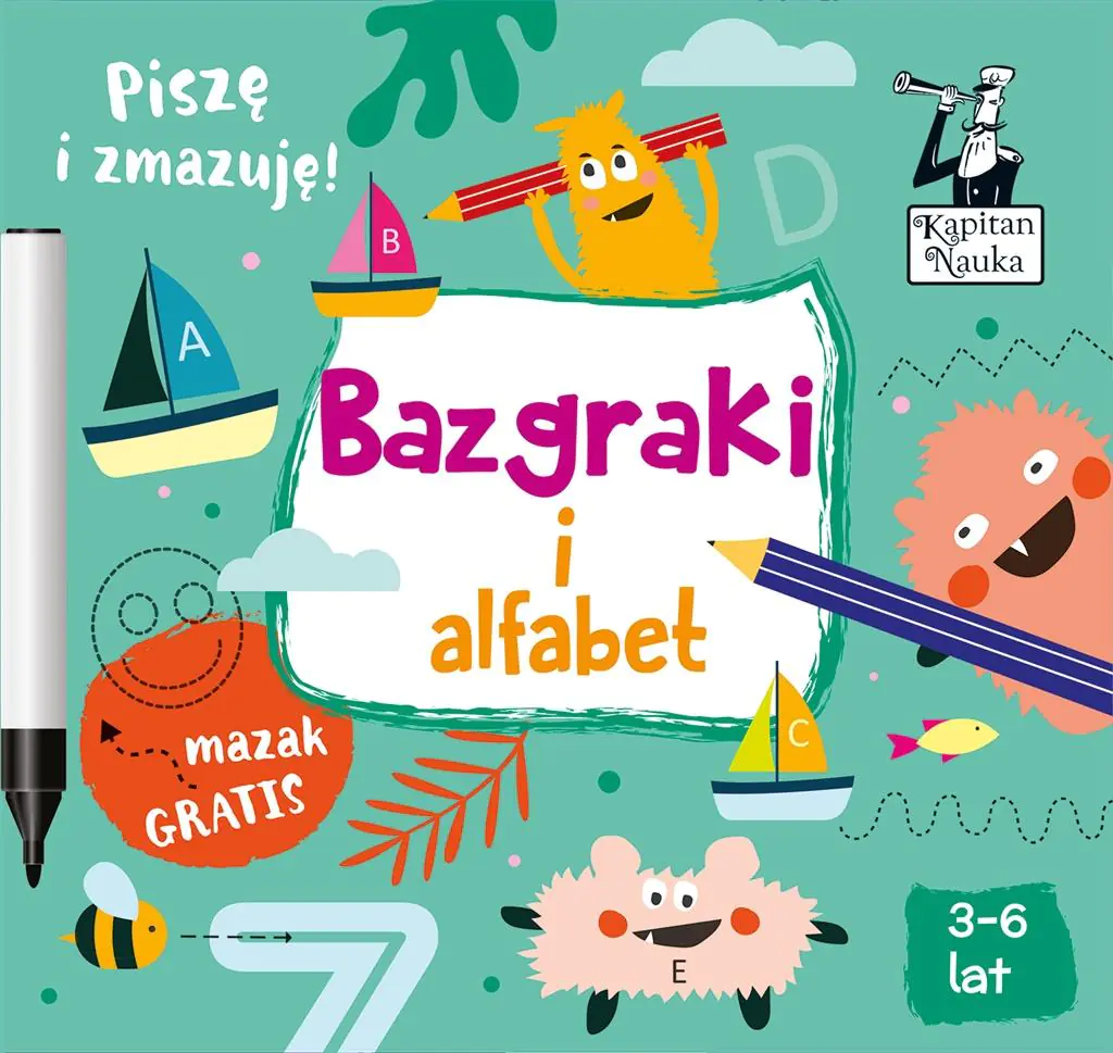 Książka - Bazgraki i alfabet