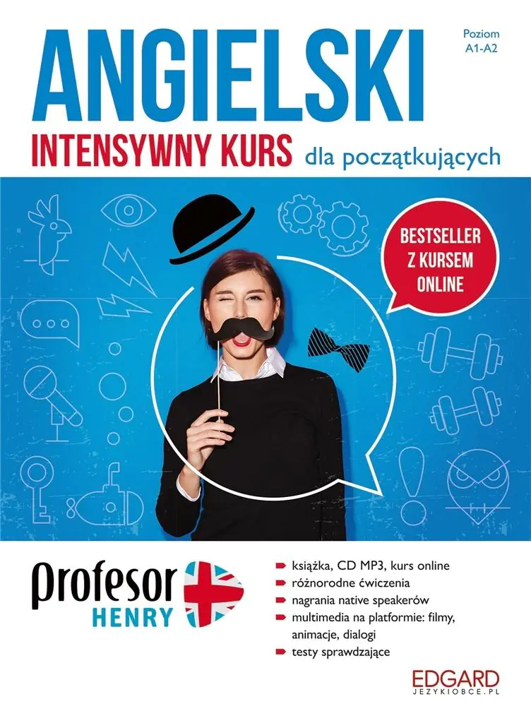 Profesor Henry. Angielski. Intensywny kurs dla początkujących + CD + MP3 + kurs online