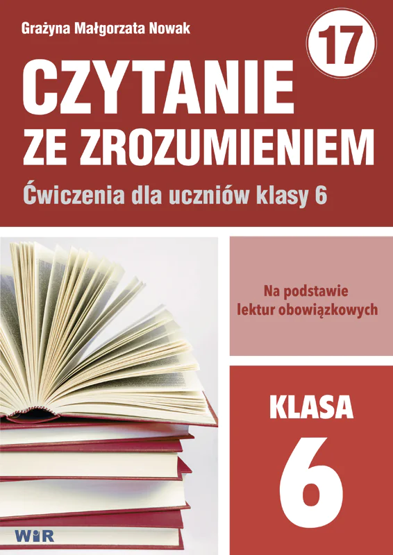 Książka - Czytanie ze zrozumieniem. Ćwiczenia dla uczniów klasy 6