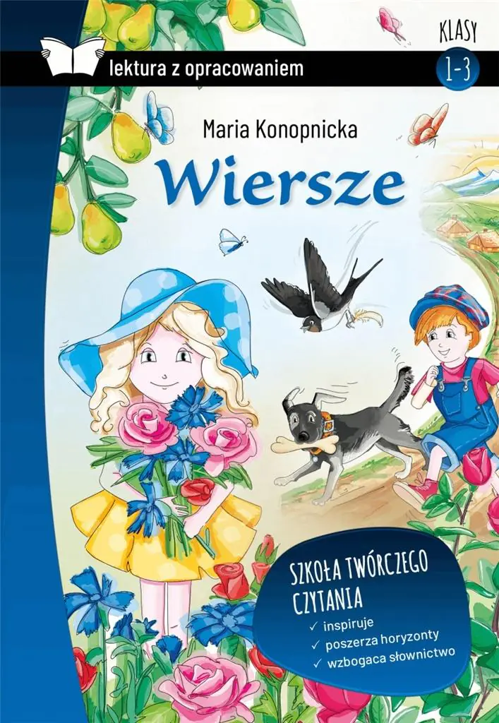Książka - Wiersze. Lektura z opracowaniem