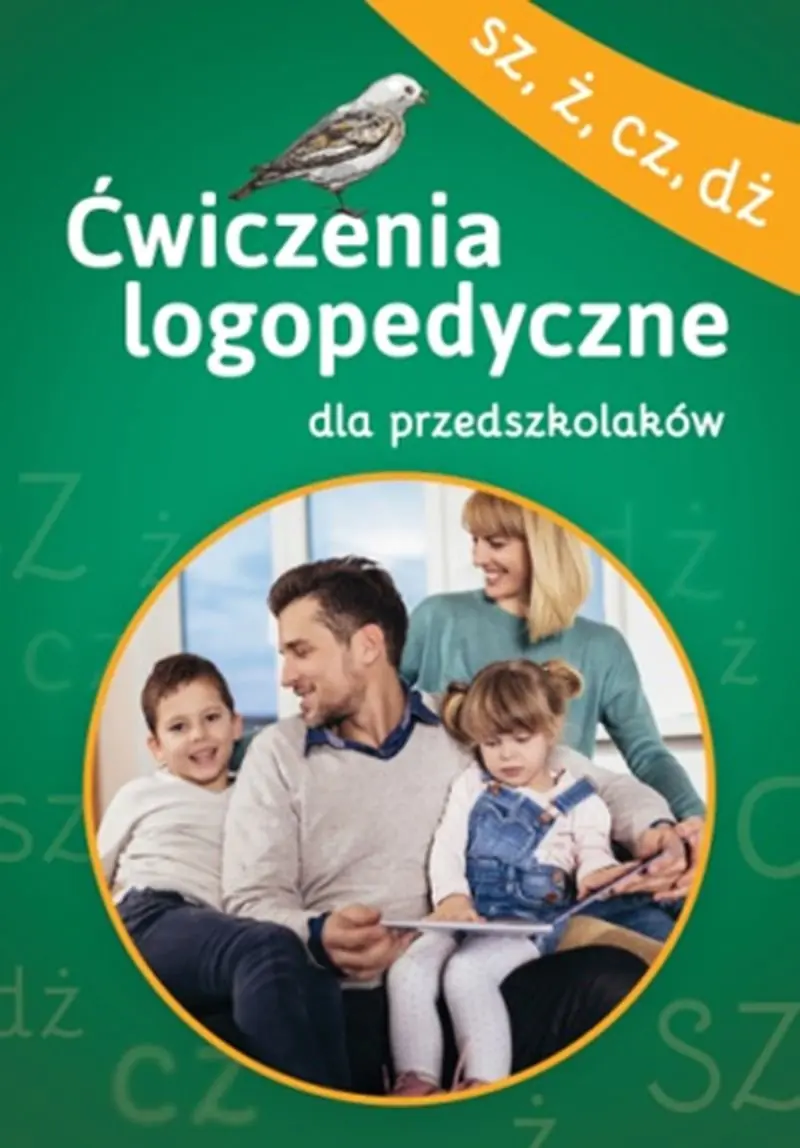 Książka - Ćwiczenia logopedyczne dla przedszkolaków (sz,  ż, cz, dż)