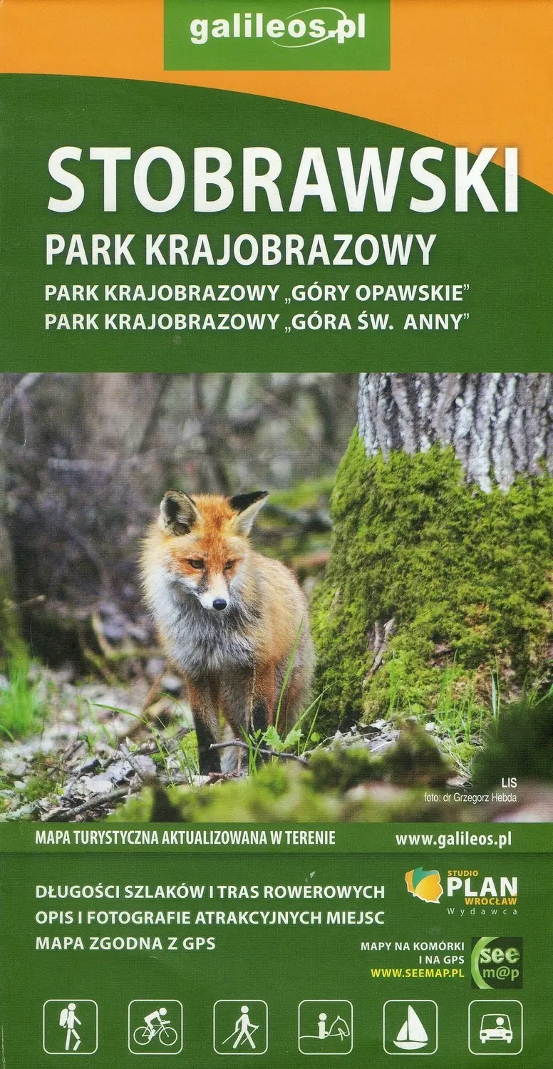 Książka - Mapa turystyczna - Stobrawski Park Krajobrazowy