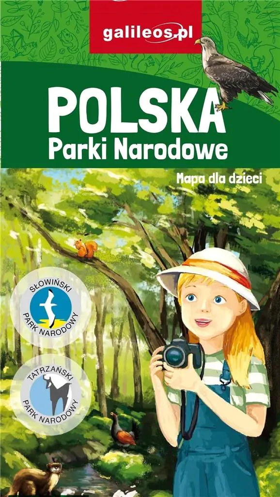 Książka - Mapa dla dzieci - Polska. Parki Narodowe