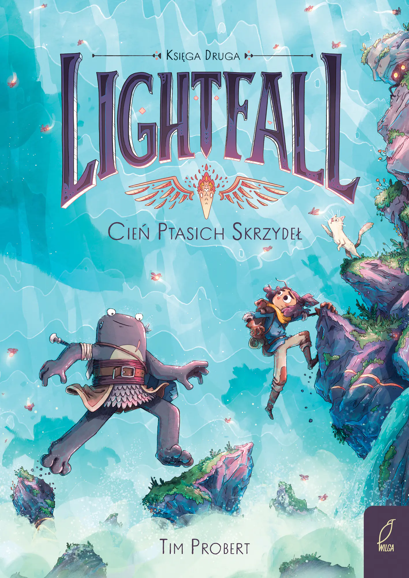 Książka - Cień ptasich skrzydeł. Lightfall. Tom 2