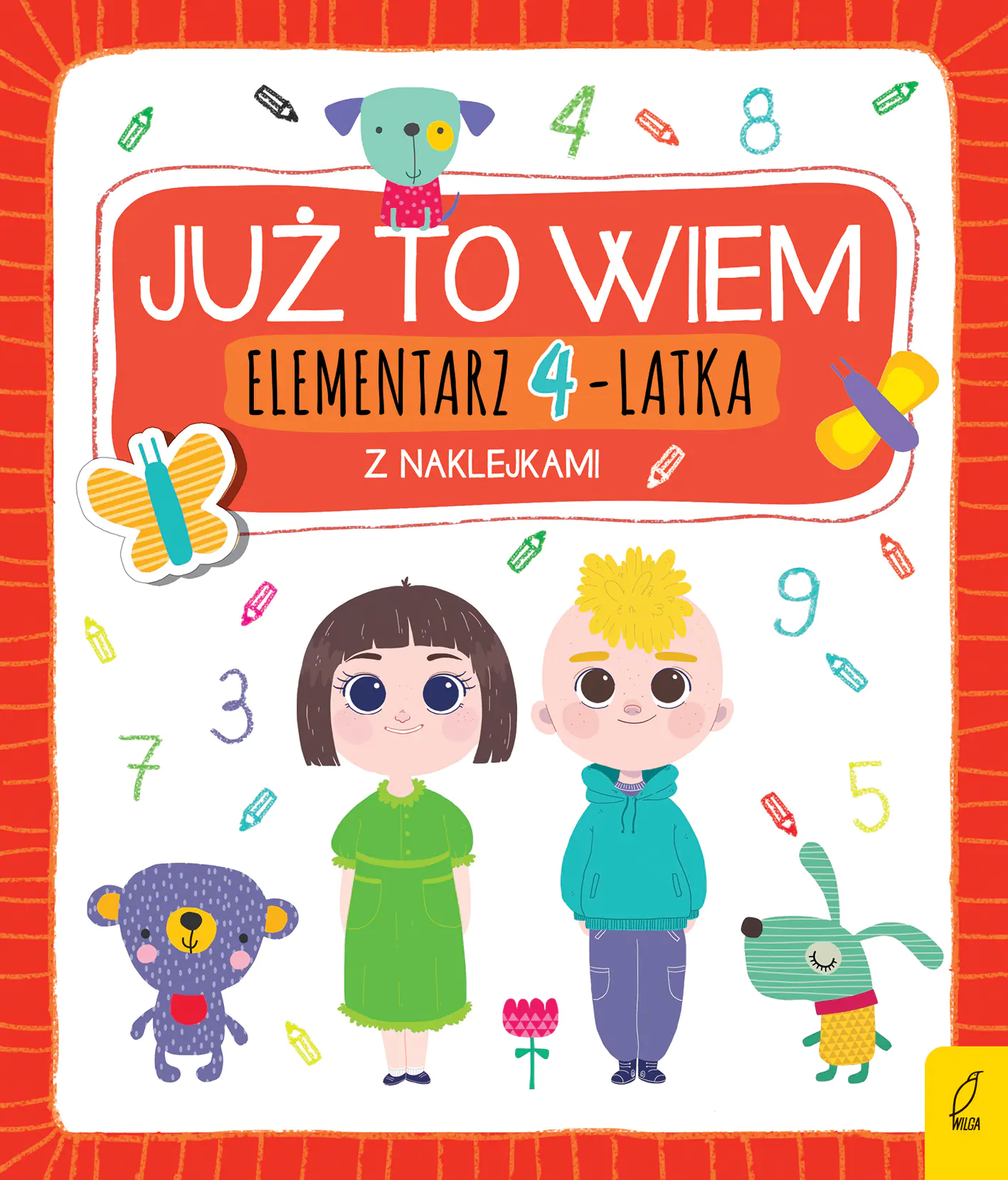 Książka - Elementarz 4-latka z naklejkami. Już to wiem