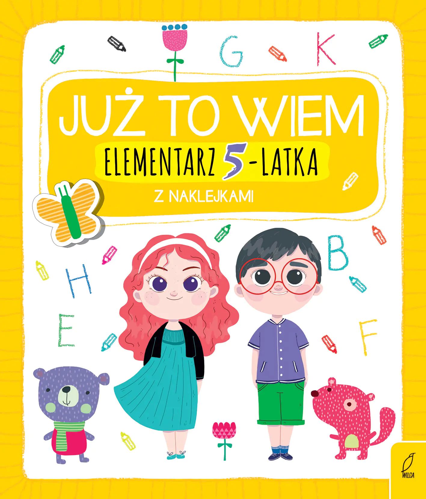 Książka - Elementarz 5-latka z naklejkami. Już to wiem