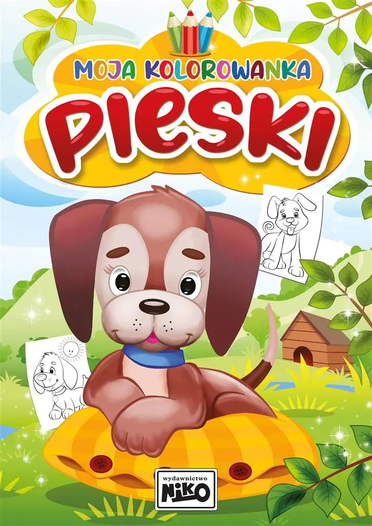 Książka - Pieski. Moja kolorowanka