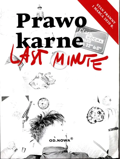 Książka - Prawo karne last minute 2020