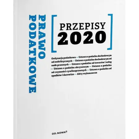 Książka - Prawo Podatkowe Przepisy 2020