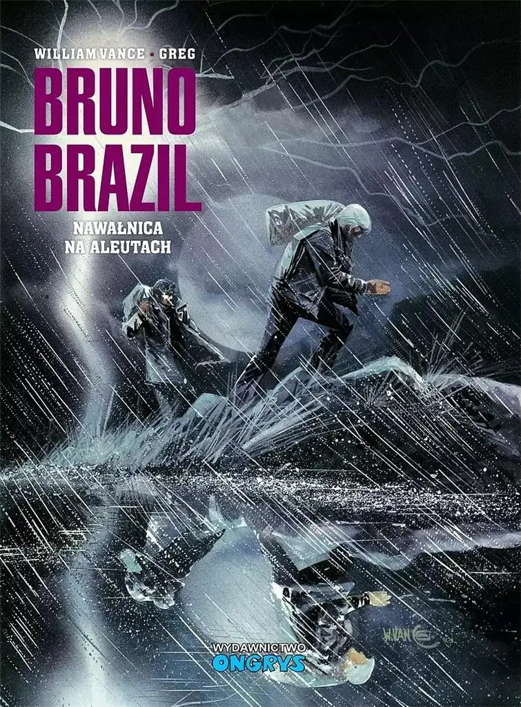 Książka - Nawałnica na Aleutach. Bruno Brazil. Tom 8
