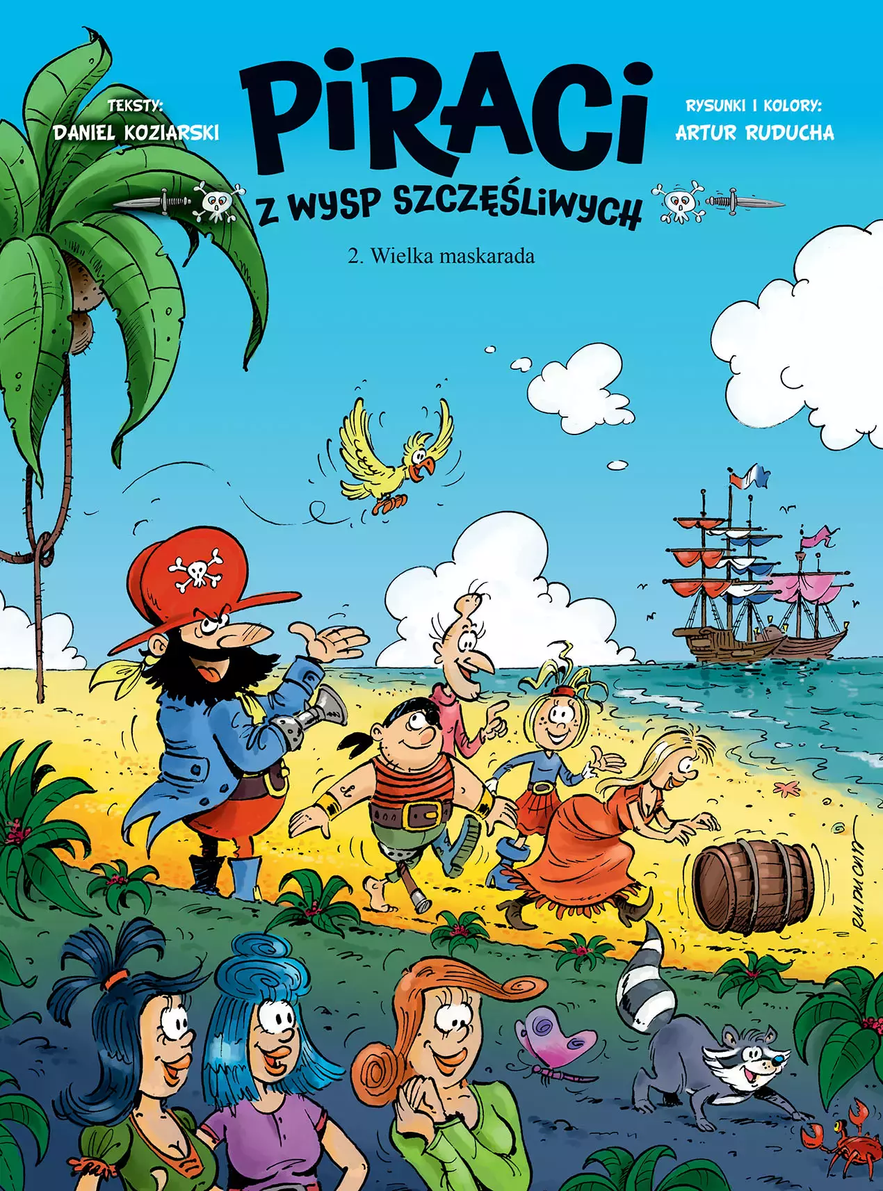 Książka - Wielka maskarada. Piraci z Wysp Szczęśliwych. Tom 2