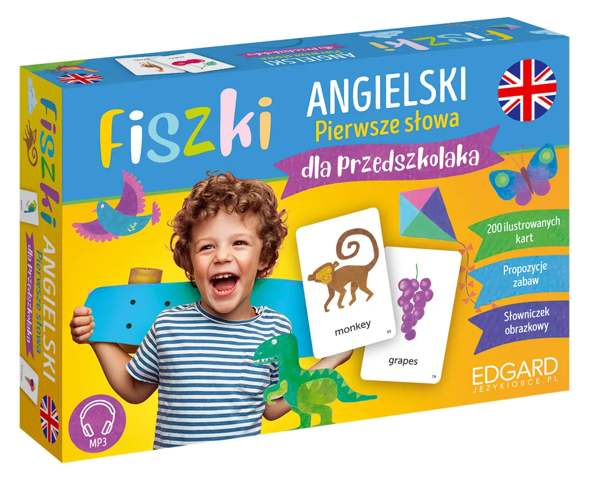 Książka - Fiszki. Angielski. Pierwsze słowa dla przedszkolaka