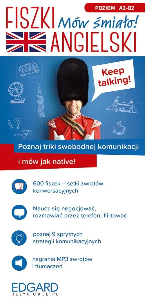 Książka - Fiszki. Angielski. Mów śmiało
