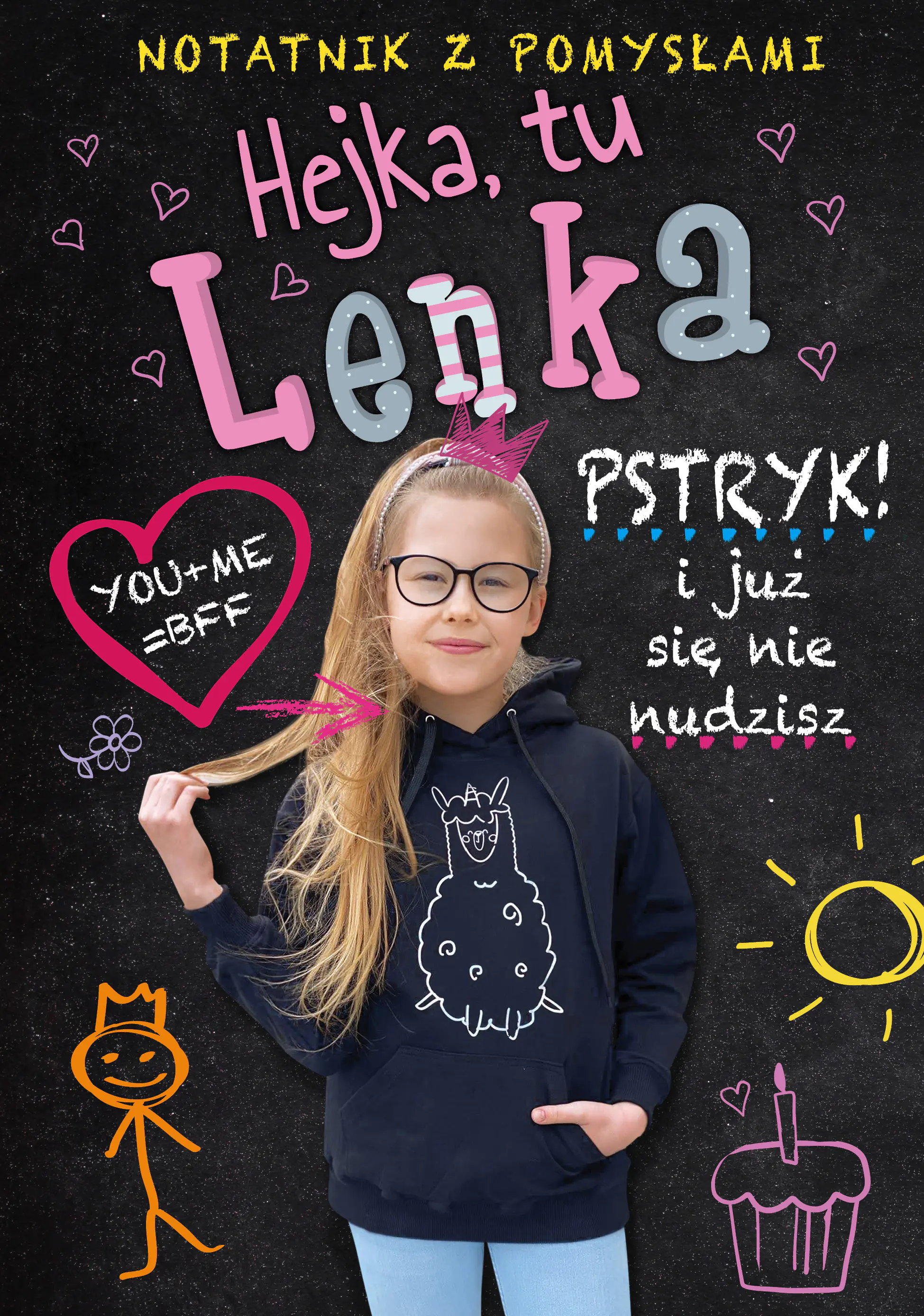 Książka - Hejka, tu Lenka. Notatnik z pomysłami