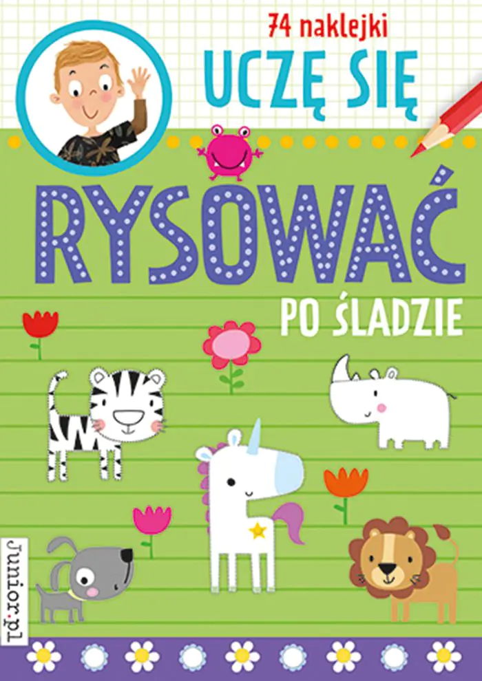 Książka - Uczę się rysować po śladzie