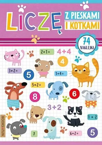 Książka - Liczę z pieskami i kotkami