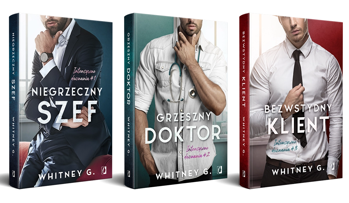 Książka - Pakiet: Intensywne doznania. Niegrzeczny szef / Grzeszny doktor / Bezwstydny klient