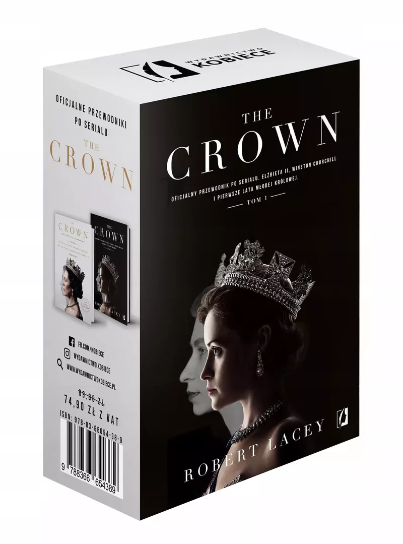 Książka - Pakiet: The Crown. Oficjalny przewodnik po serialu. Tom 1  / Tom 2