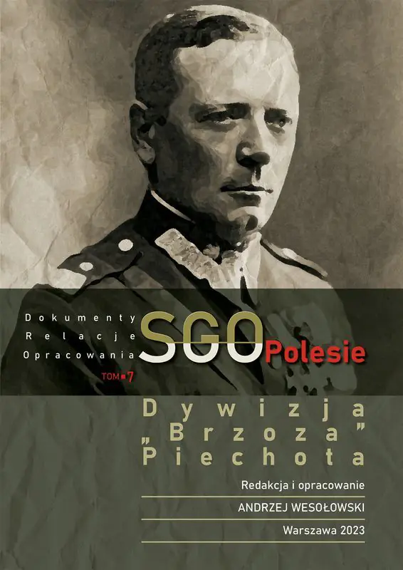 Książka - Dywizja Brzoza, piechota. SGO Polesie. Dokumenty, relacje, opracowania. Tom 7