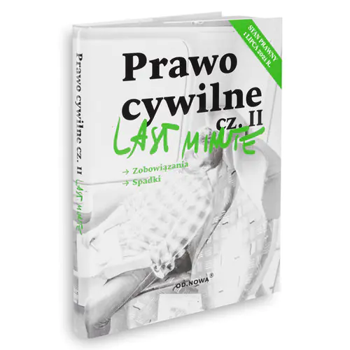 Książka - Last Minute. Prawo cywilne cz.2 01.11.2021