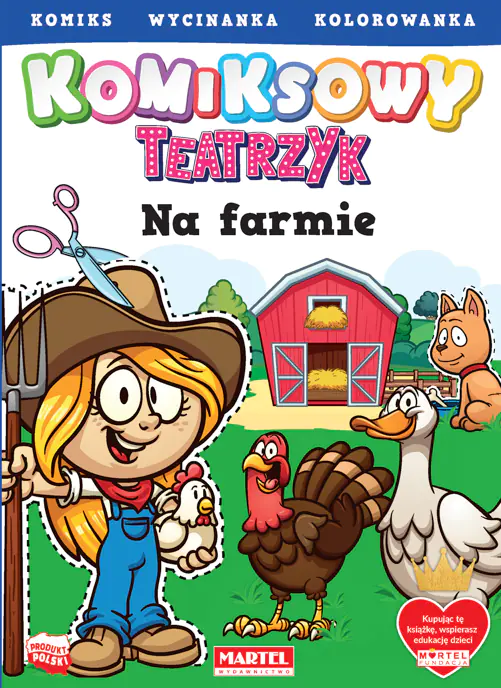 Książka - Komiksowy teatrzyk. Na farmie