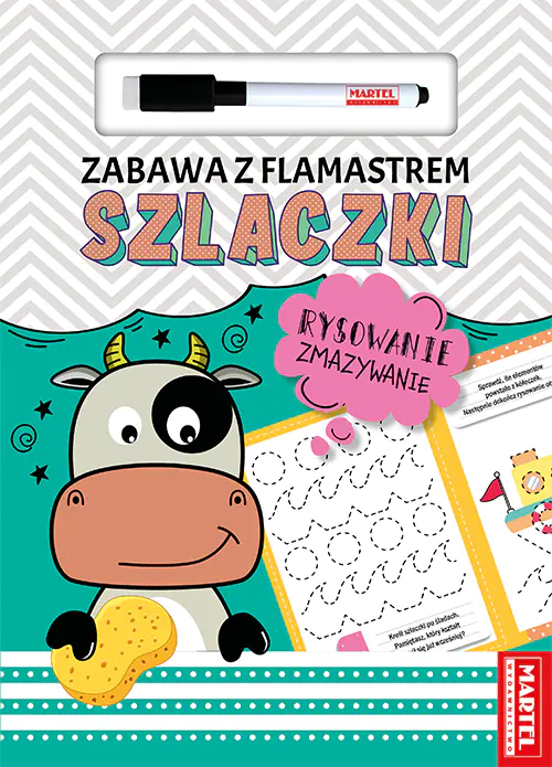 Książka - Szlaczki. Zabawa z flamastrem